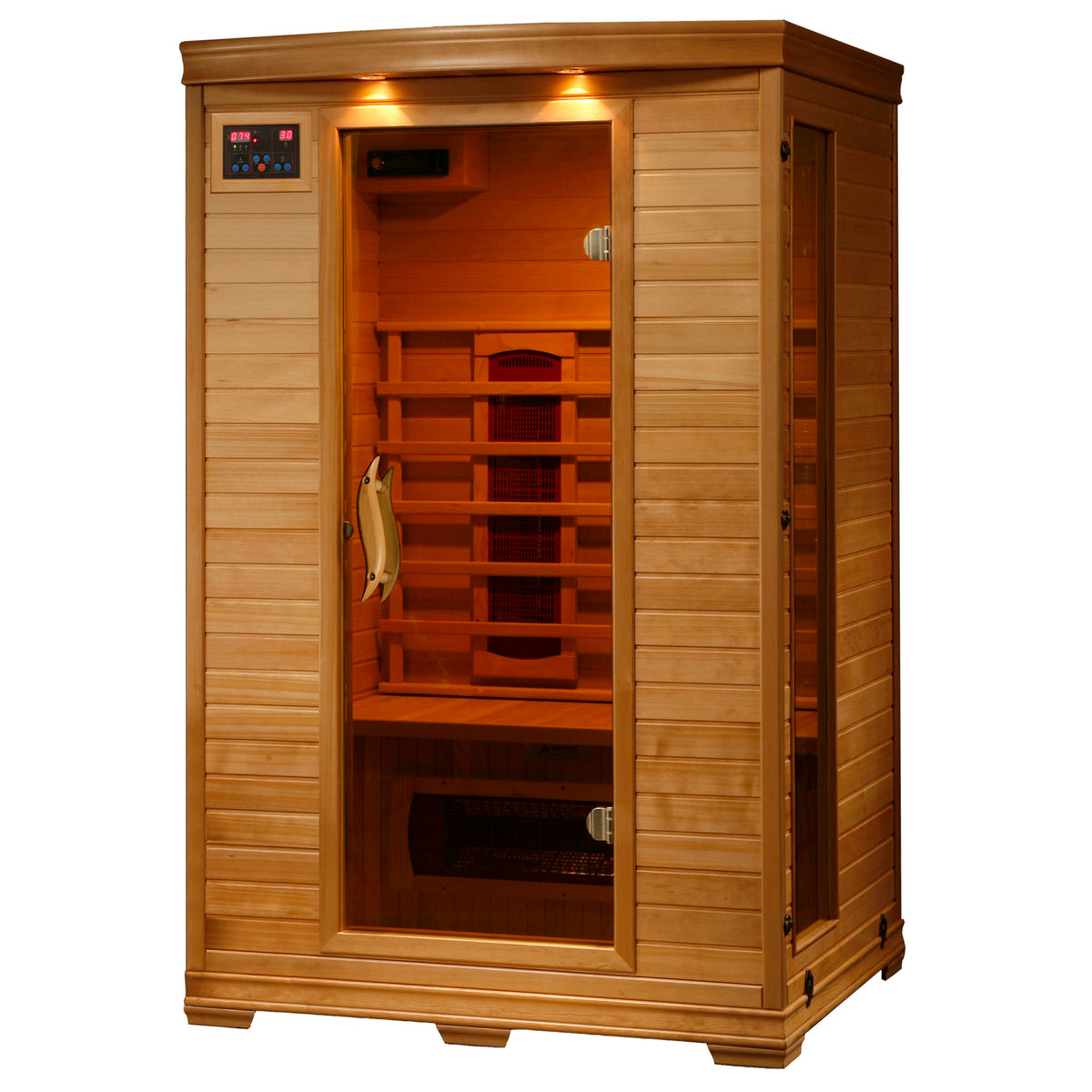 Sauna Infrarrojos 2 Plazas MicaCarbono de Baja Radiación Electromagnética  en Hemlock HealthYUKANE - Comprar Ahora