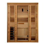 Golden Designs 2025 "Andermatt Edition" 2 - 3 Person Traditional Steam Sauna (GDI-7030-01) - Pacific Premium Clear Cedar GDI-7030-01