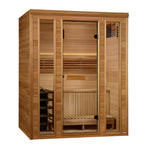 Golden Designs 2025 "Andermatt Edition" 2 - 3 Person Traditional Steam Sauna (GDI-7030-01) - Pacific Premium Clear Cedar GDI-7030-01