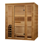 Golden Designs 2025 "Andermatt Edition" 2 - 3 Person Traditional Steam Sauna (GDI-7030-01) - Pacific Premium Clear Cedar GDI-7030-01