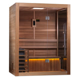 Golden Designs "Hanko Edition" 2 Person Indoor Traditional Sauna (GDI-7202-01) - Canadian Red Cedar Interior