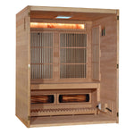 Golden Designs 2025 Soria 3 Per Hybrid Sauna (Indoor). Full Spectrum and Harvia Traditional Stove GDI-8330-01