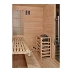 Golden Designs 2025 Soria 3 Per Hybrid Sauna (Indoor). Full Spectrum and Harvia Traditional Stove GDI-8330-01