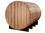 Golden Designs "Klosters" 6 Person Barrel Traditional Outdoor Sauna -  Pacific Cedar B006-01