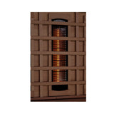 Golden Designs 3-Person Full Spectrum PureTech™ Near Zero EMF FAR Infrared Sauna with Himalayan Salt Bar (Canadian Hemlock) GDI-8230-01