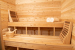 Dundalk Luna 2-3 Person Sauna Inside View